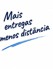 Mais entregas menos distância